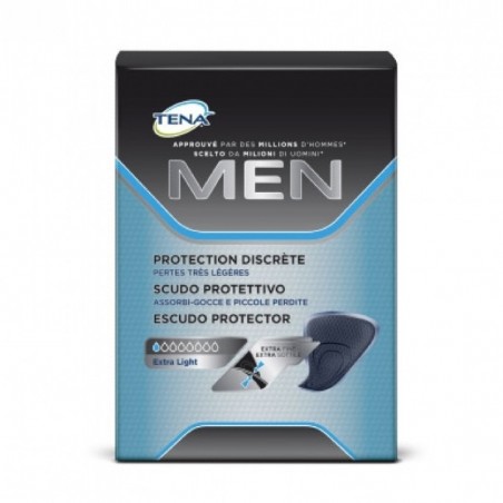 Comprar TENA MEN ESCUDO PROTECTOR 14 UNIDADES al mejor precio en Farmacia4Estaciones, tu farmacia online Comprar TENA MEN ESCUDO PROTECTOR 14 UNIDADES