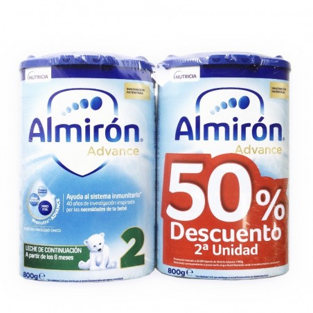 Comprar almirón advance 2 duplo nueva fórmula 2 x 800 g