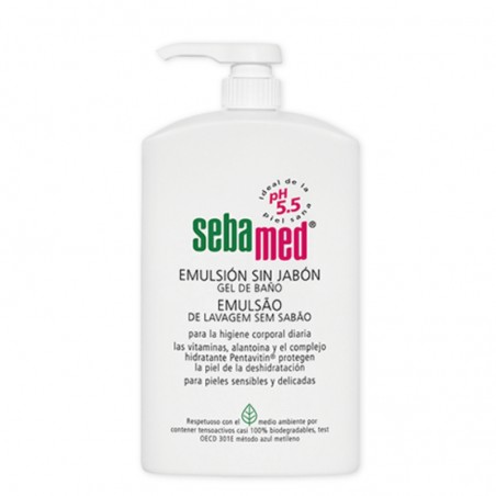 Comprar SEBAMED EMULSIÓN SIN JABÓN 1 L al mejor precio en Farmacia4Estaciones, tu farmacia online Comprar SEBAMED EMULSIÓN SIN JABÓN 1 L
