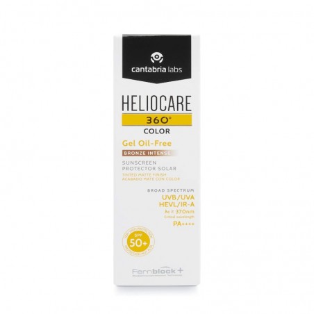 Comprar heliocare 360º gel oil-free color bronze intense spf 50+ 50 ml