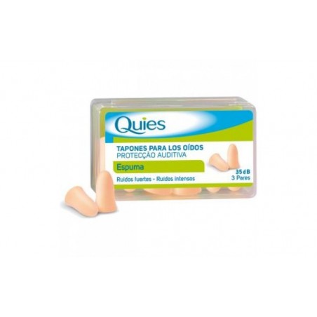 Comprar tapones espuma color carne 6ud. quies al mejor precio en Farmacia4Estaciones, tu farmacia online Comprar tapones espuma color carne 6ud. quies