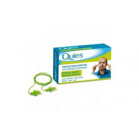 Comprar tapones silicona con cordon 2ud. quies