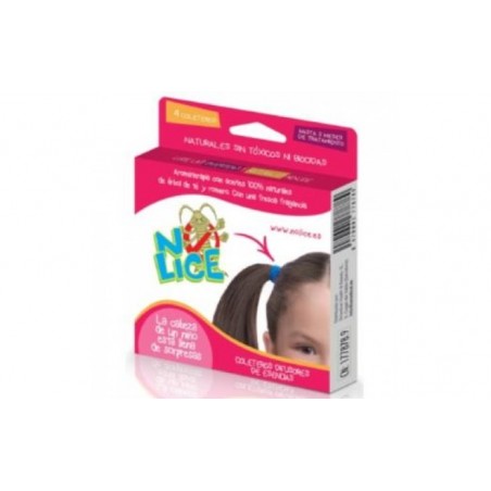 Comprar no lice coletero anti-piojos negro/marron 4ud.