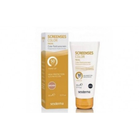 Comprar screenses fluido crema con color spf 50 brown 50ml.