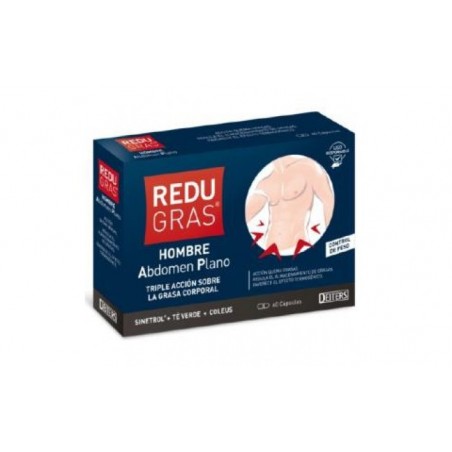 Comprar redugras hombre vientre plano 60cap. al mejor precio en Farmacia4Estaciones, tu farmacia online Comprar redugras hombre vientre plano 60cap.
