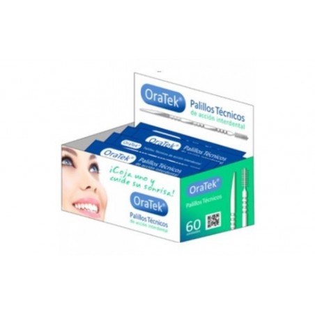 Comprar palillos tecnicos oratek cepillo interdental 60ud.