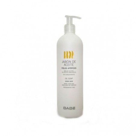 Comprar BABE JABÓN DE ACEITE PIELES ATÓPICAS 500 ML al mejor precio en Farmacia4Estaciones, tu farmacia online Comprar BABE JABÓN DE ACEITE PIELES ATÓPICAS 500 ML