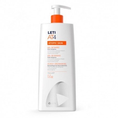 Comprar LETI AT4 GEL DE BAÑO DERMOGRASO 750 ML al mejor precio en Farmacia4Estaciones, tu farmacia online Comprar LETI AT4 GEL DE BAÑO DERMOGRASO 750 ML