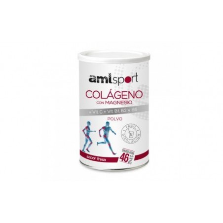 Comprar COLAGENO con MAGNESIO VIT. C B1 B2 B6 fresa 350gr. al mejor precio en Farmacia4Estaciones, tu farmacia online Comprar COLAGENO con MAGNESIO VIT. C B1 B2 B6 fresa 350gr.