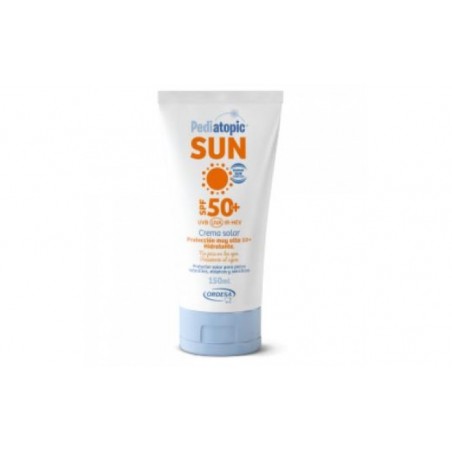 Comprar PEDIATOPIC SUN crema solar SPF 50 150ml. al mejor precio en Farmacia4Estaciones, tu farmacia online Comprar PEDIATOPIC SUN crema solar SPF 50 150ml.
