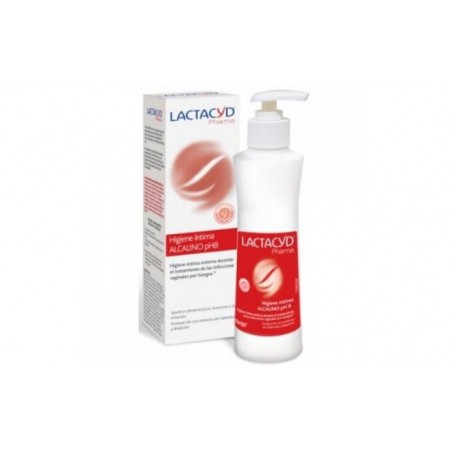 Comprar lactacyd pharma alcalino ph8 250ml. al mejor precio en Farmacia4Estaciones, tu farmacia online Comprar lactacyd pharma alcalino ph8 250ml.