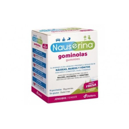 Comprar nauserina 18gominolas. al mejor precio en Farmacia4Estaciones, tu farmacia online Comprar nauserina 18gominolas.