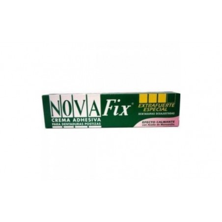 Comprar novafix extra fuerte especial calmante 50gr. al mejor precio en Farmacia4Estaciones, tu farmacia online Comprar novafix extra fuerte especial calmante 50gr.