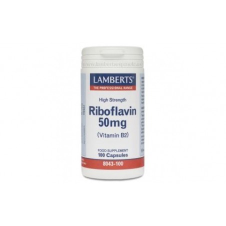 Comprar vitamina b-2 50 mg.(riboflavina) 100 cap.