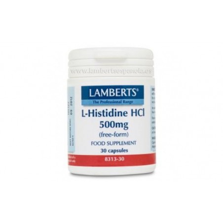 Comprar l-histidina hcl 500 mg. 30 cap.