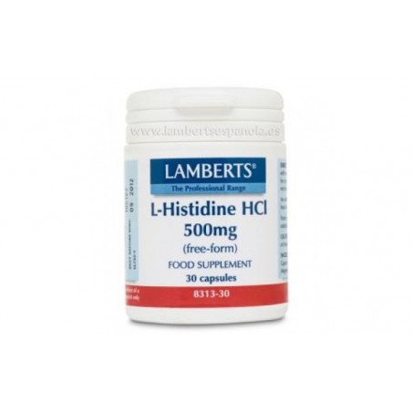 Comprar l-histidina hcl 500 mg. 30 cap.