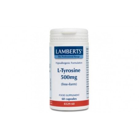 Comprar l-tirosina 500 mg. 60 cap.
