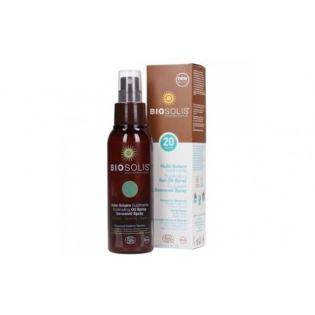 Comprar biosolis aceite solar piel y cabello spf20 100ml.