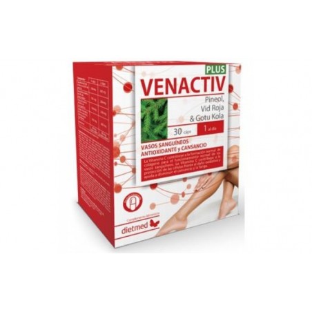 Comprar venactiv plus 30cap. al mejor precio en Farmacia4Estaciones, tu farmacia online Comprar venactiv plus 30cap.