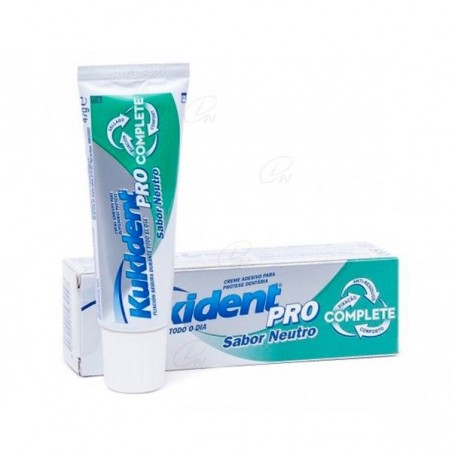 Comprar KUKIDENT PRO COMPLETE NEUTRO 47 G al mejor precio en Farmacia4Estaciones, tu farmacia online Comprar KUKIDENT PRO COMPLETE NEUTRO 47 G