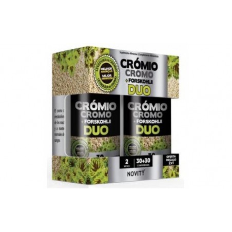 Comprar cromio forskohlli duo 30 30comp. al mejor precio en Farmacia4Estaciones, tu farmacia online Comprar cromio forskohlli duo 30 30comp.