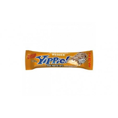Comprar yippie weider barritas caramelo salado 12ud.70gr al mejor precio en Farmacia4Estaciones, tu farmacia online Comprar yippie weider barritas caramelo salado 12ud.70gr