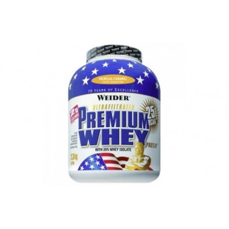 Comprar weider premium whey vainilla-caramelo 2,3kg.