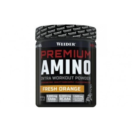 Comprar weider premium amino powder naranja 800gr.