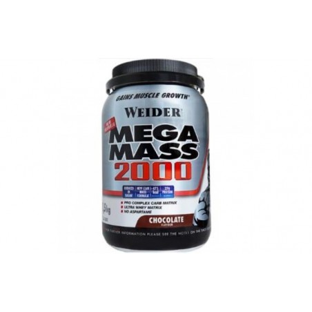 Comprar weider mega mass 2000 chocolate 1,5kg.