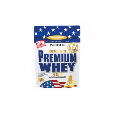 Comprar weider premium whey vainilla-caramelo 500gr.