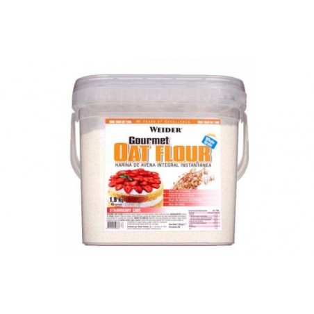 Comprar weider harina de avena tarta de fresa 1,9kg.