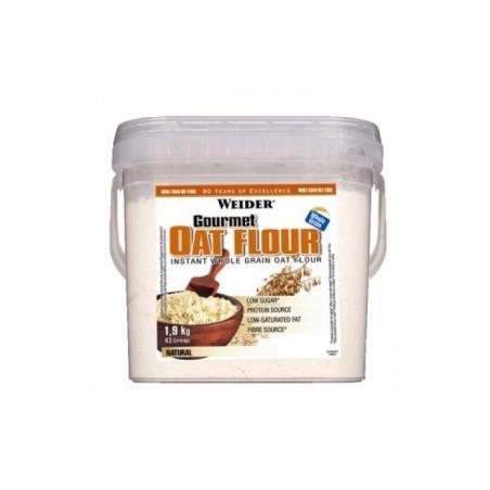 Comprar weider harina de avena natural 1,9kg.