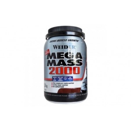 Comprar weider mega mass 2000 vainilla 1,5kg.