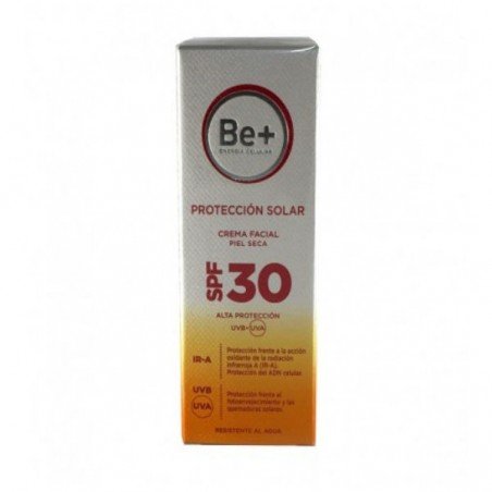 Comprar BE+ FOTOPROTECTOR SPF 30 CREMA FACIAL PIEL SECA 50 ML al mejor precio en Farmacia4Estaciones, tu farmacia online Comprar BE+ FOTOPROTECTOR SPF 30 CREMA FACIAL PIEL SECA 50 ML