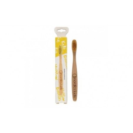 Comprar cepillo dental bambu niños - amarillo.