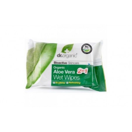 Comprar toallitas humedas aloe vera organico 20ud.