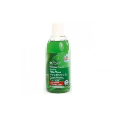 Comprar enjuague bucal aloe vera organico 500ml.