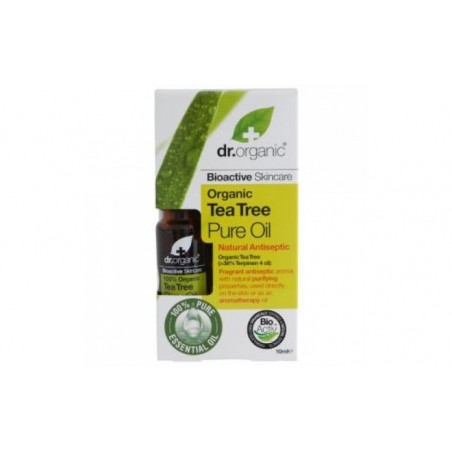 Comprar aceite puro arbol del te organico 10ml.