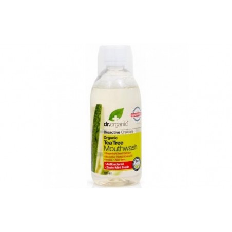 Comprar enjuague bucal arbol del te organico 500ml.