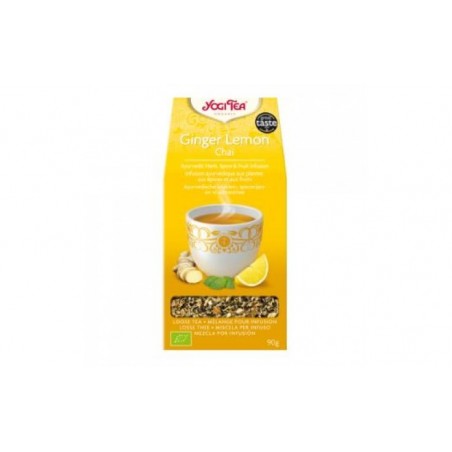 Comprar yogi tea jengibre y limon chai 90gr.