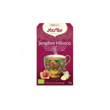 Comprar yogi tea hibisco y jengibre 17infusiones.