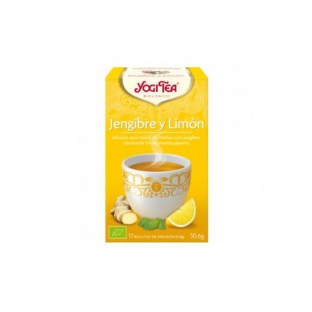 Comprar yogi tea jengibre y limon 17infusiones.