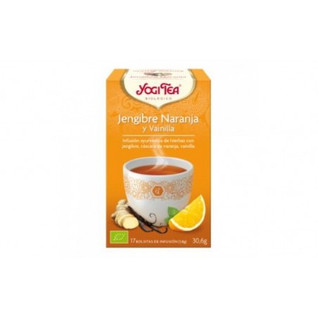 Comprar yogi tea jengibre-naranja-vainilla 17infusiones.