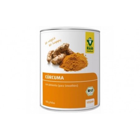 Comprar curcuma con pimienta polvo 100gr. bio