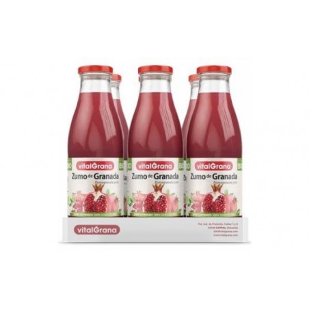 Comprar ZUMO DE GRANADA caja 6x750ml. BIO al mejor precio en Farmacia4Estaciones, tu farmacia online Comprar ZUMO DE GRANADA caja 6x750ml. BIO