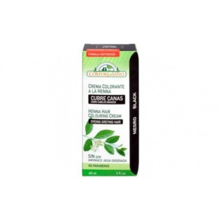 Comprar crema colorante henna negro 60ml.