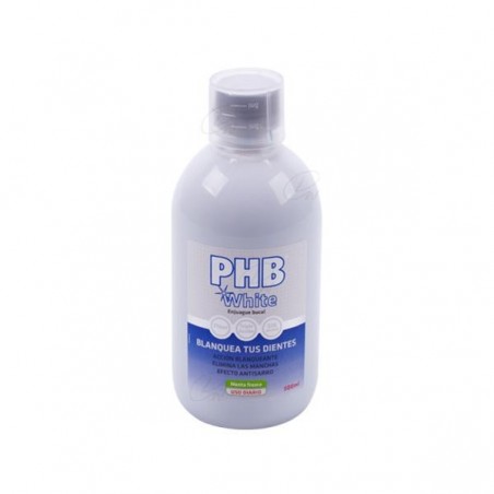 Comprar PHB WHITE ENJUAGUE BUCAL al mejor precio en Farmacia4Estaciones, tu farmacia online Comprar PHB WHITE ENJUAGUE BUCAL