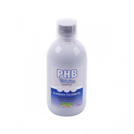 Comprar PHB WHITE ENJUAGUE BUCAL al mejor precio en Farmacia4Estaciones, tu farmacia online Comprar PHB WHITE ENJUAGUE BUCAL
