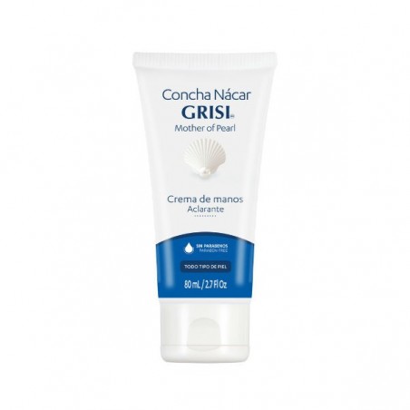 Comprar GRISI CONCHA NÁCAR CREMA DE MANOS 80 ML al mejor precio en Farmacia4Estaciones, tu farmacia online Comprar GRISI CONCHA NÁCAR CREMA DE MANOS 80 ML