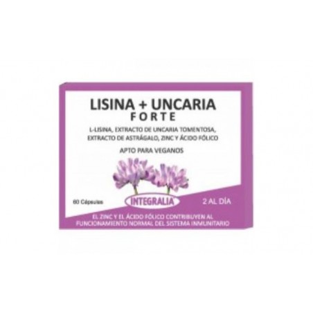 Comprar lisina uncaria forte 60cap.